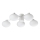 Ideal Lux - LED Nadgradni luster HERMES 5xG9/3W/230V pr. 60 cm bela