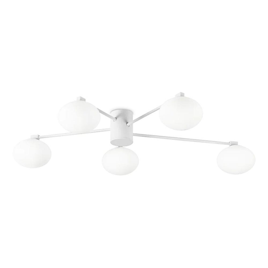 Ideal Lux - LED Nadgradni luster HERMES 5xG9/3W/230V pr. 90 cm bela