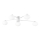 Ideal Lux - LED Nadgradni luster HERMES 5xG9/3W/230V pr. 90 cm bela