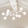 Ideal Lux - LED Nadgradni luster NODINO 9xG9/3W/230V bela