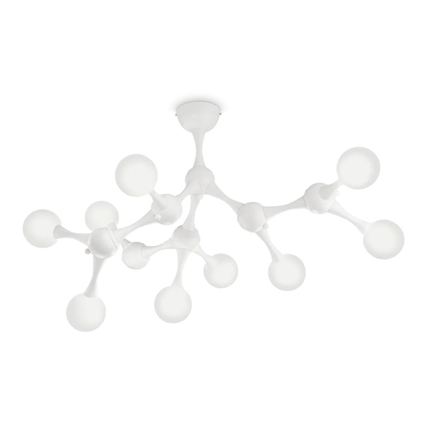 Ideal Lux - LED Nadgradni luster NODINO 9xG9/3W/230V bela