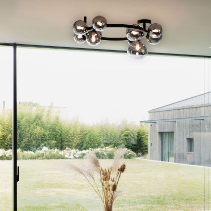 Ideal Lux - LED Nadgradni luster PERLAGE 10xG9/3W/230V crno