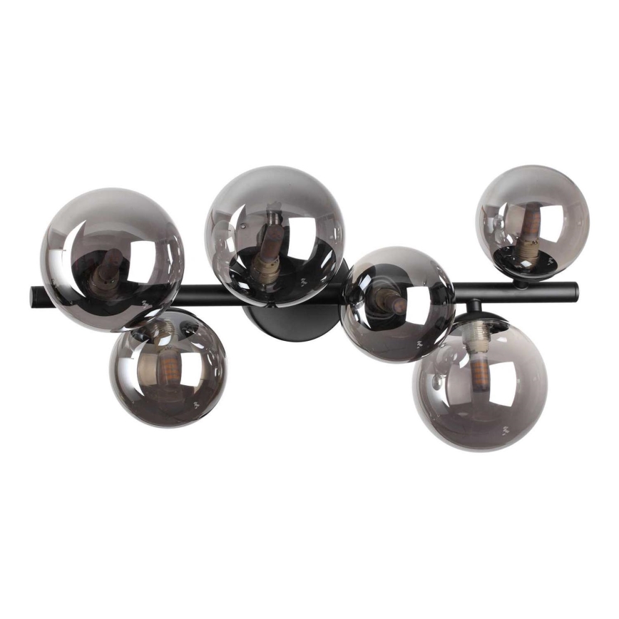 Ideal Lux - LED Nadgradni luster PERLAGE 6xG9/3W/230V crno