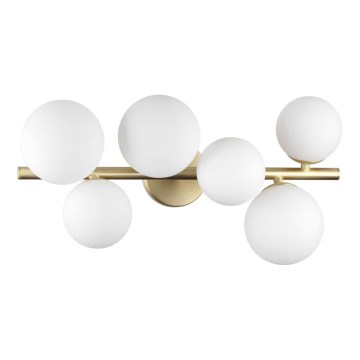 Ideal Lux - LED Nadgradni luster PERLAGE 6xG9/3W/230V zlatna/bela