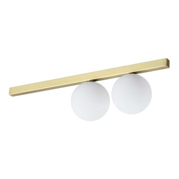 Ideal Lux - LED Plafonjera BINOMIO 2xG9/3W/230V zlatna