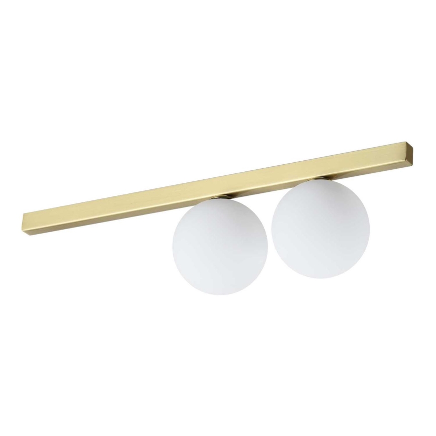 Ideal Lux - LED Plafonjera BINOMIO 2xG9/3W/230V zlatna