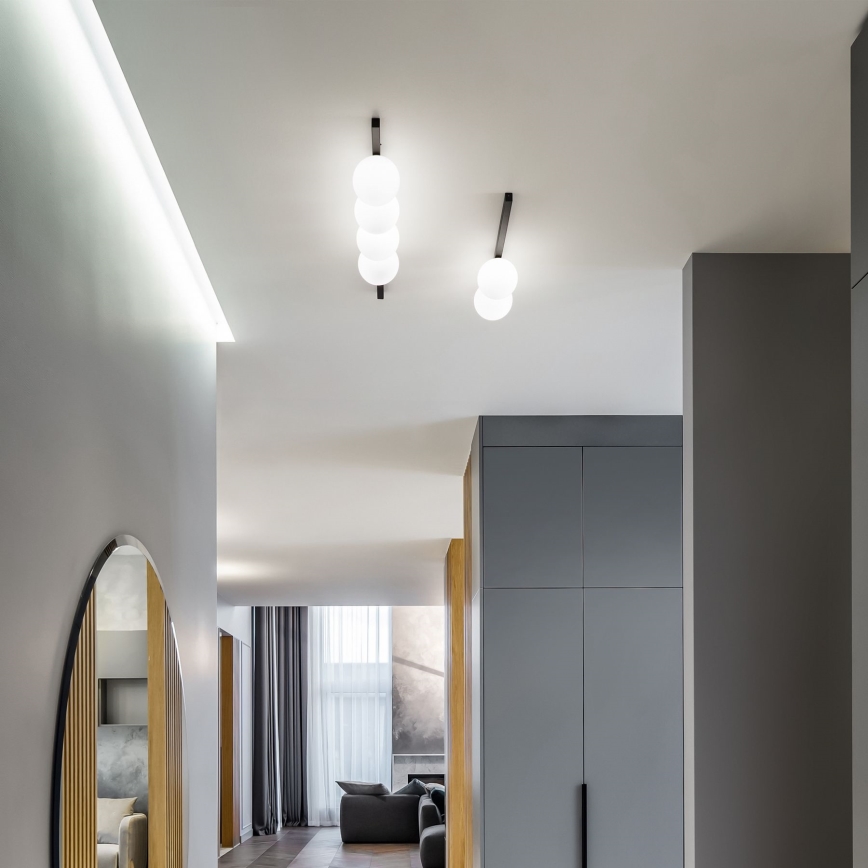 Ideal Lux - LED Plafonjera BINOMIO 4xG9/3W/230V crno