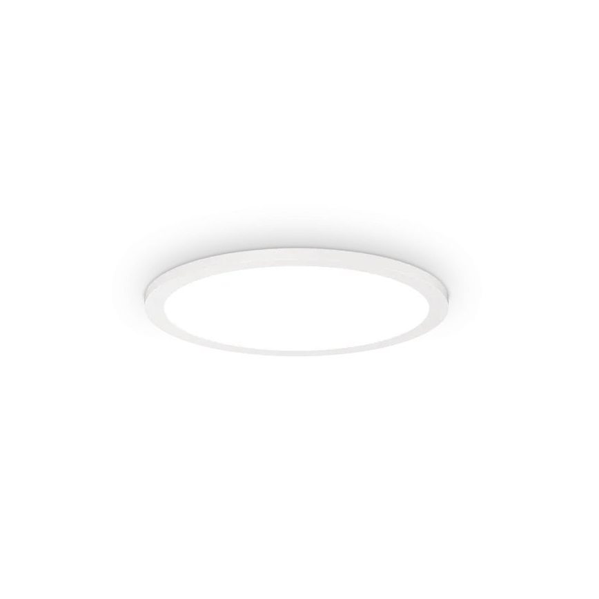 Ideal Lux - LED Plafonjera FLY LED/18W/230V 2700K pr. 35 cm CRI 90 IP40 bela