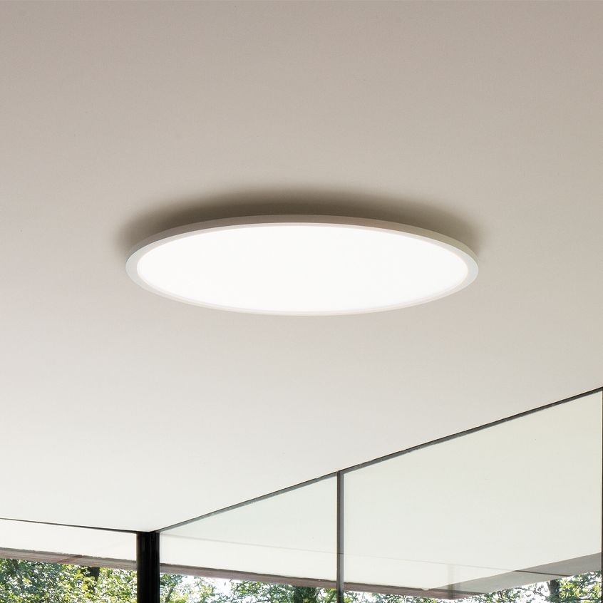 Ideal Lux - LED Plafonjera FLY LED/68W/230V 2700K pr. 90 cm CRI 90 IP40 bela