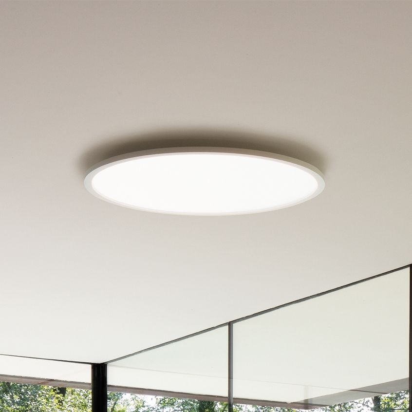 Ideal Lux - LED Plafonjera FLY LED/68W/230V 3000K pr. 90 cm CRI 90 IP40 bela