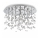 Ideal Lux - LED Plafonjera NEVE 8xG9/3W/230V pr. 40,5 cm sjajni krom