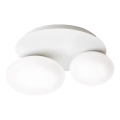 Ideal Lux - LED Plafonjera NINFEA 2xGX53/9W/230V bela