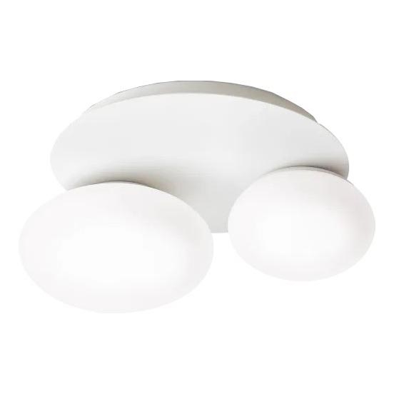 Ideal Lux - LED Plafonjera NINFEA 2xGX53/9W/230V bela