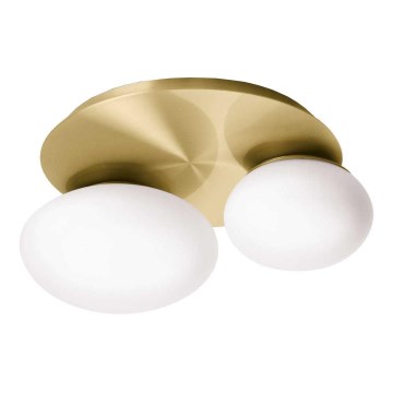 Ideal Lux - LED Plafonjera NINFEA 2xGX53/9W/230V zlatna