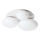 Ideal Lux - LED Plafonjera NINFEA 3xGX53/9W/230V bela