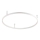 Ideal Lux - LED Plafonjera ORACLE SLIM LED/37W/230V 2700K pr. 70 cm bela