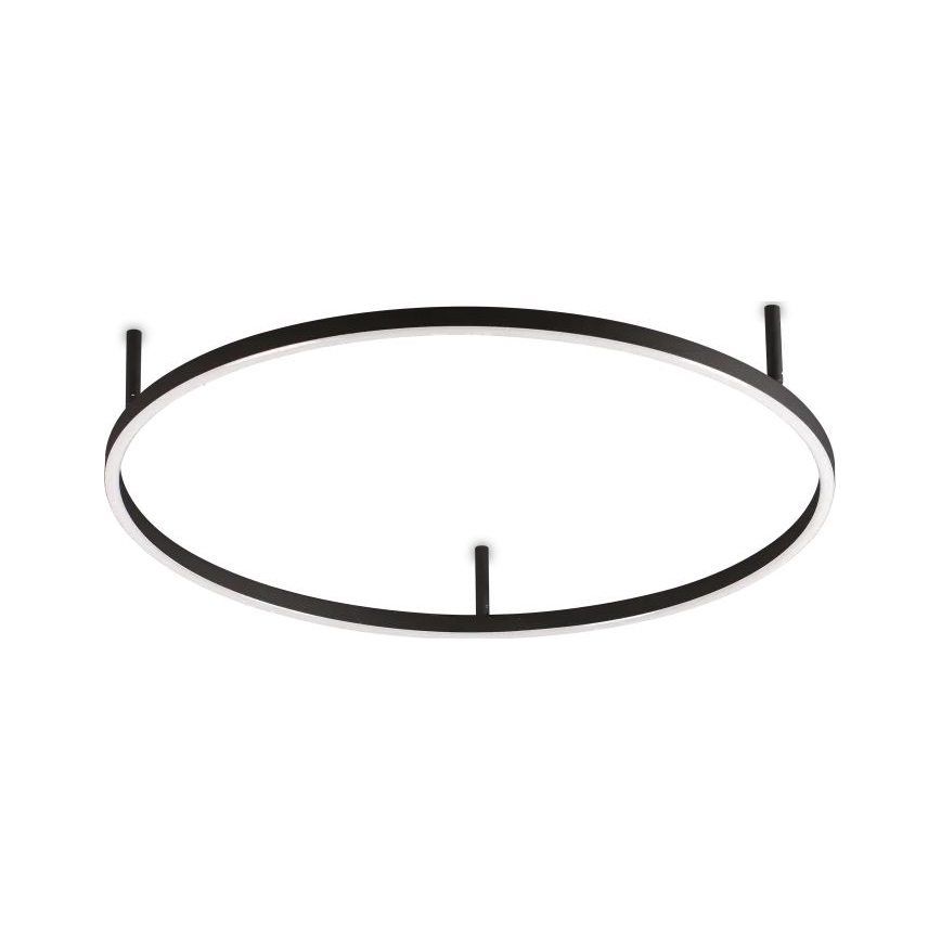Ideal Lux - LED Plafonjera ORACLE SLIM LED/37W/230V 2700K pr. 70 cm crno