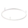 Ideal Lux - LED Plafonjera ORACLE SLIM LED/37W/230V 4000K pr. 70 cm bela