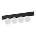 Ideal Lux - LED Plafonjera PING PONG 4xLED/3W/230V CRI 90 crno