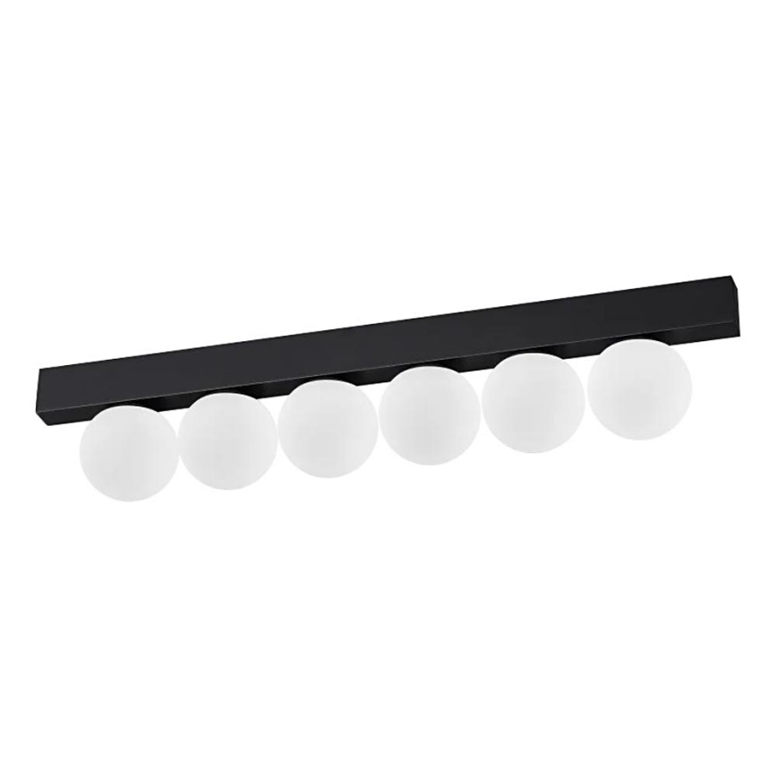 Ideal Lux - LED Plafonjera PING PONG 6xLED/3W/230V CRI 90 crno