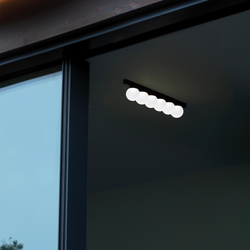 Ideal Lux - LED Plafonjera PING PONG 6xLED/3W/230V CRI 90 crno