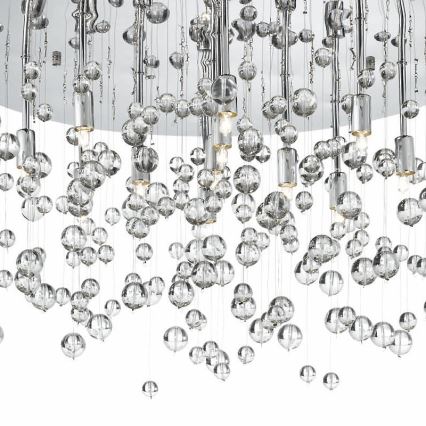 Ideal Lux - LED stropno svetlo NEVE 8xG9/3W/230V fi 40,5 cm sjajni hrom