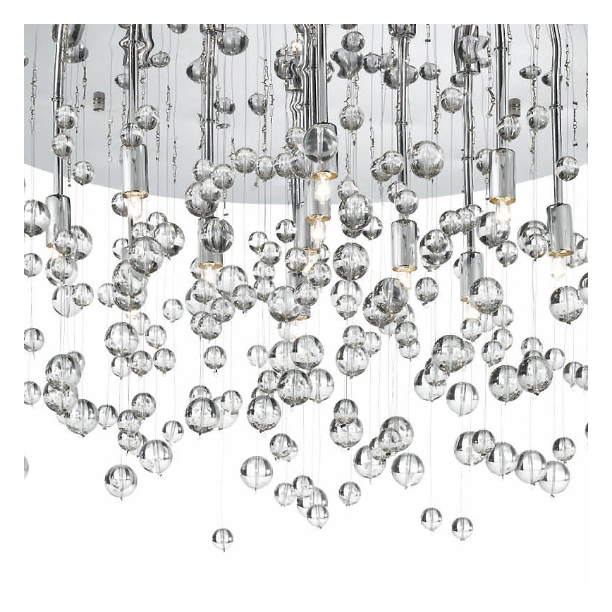 Ideal Lux - LED stropno svetlo NEVE 8xG9/3W/230V fi 40,5 cm sjajni hrom