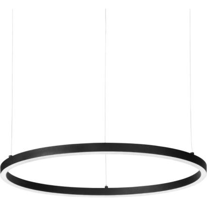 Ideal Lux - LED Prigušivi luster na sajli ORACLE SLIM LED/28W/230V 4000K pr. 50 cm CRI 90 crno