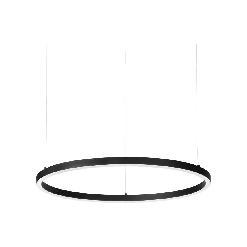 Ideal Lux - LED Prigušivi luster na sajli ORACLE SLIM LED/28W/230V 4000K pr. 50 cm CRI 90 crno
