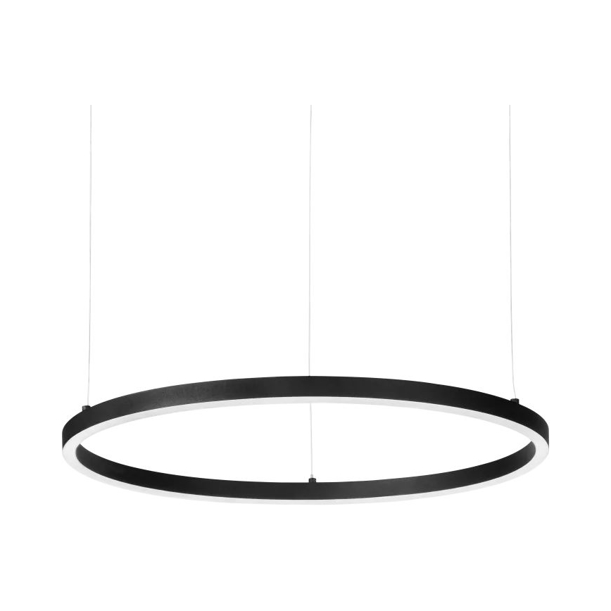 Ideal Lux - LED Prigušivi luster na sajli ORACLE SLIM LED/40W/230V 4000K pr. 70 cm CRI 90 crno