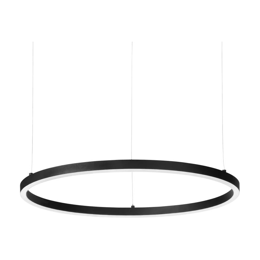 Ideal Lux - LED Prigušivi luster na sajli ORACLE SLIM LED/42W/230V 4000K pr. 90 cm CRI 90 crno