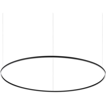Ideal Lux - LED Prigušivi luster na sajli ORACLE SLIM LED/83W/230V 4000K pr. 150 cm CRI 90 crno
