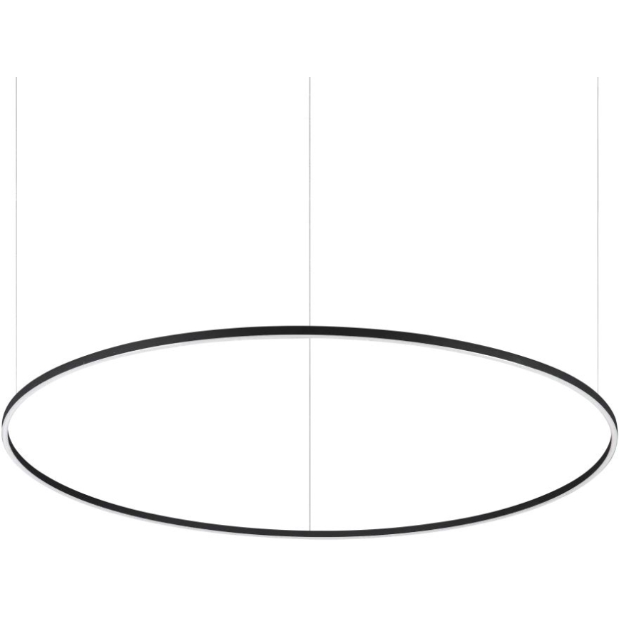 Ideal Lux - LED Prigušivi luster na sajli ORACLE SLIM LED/83W/230V 4000K pr. 150 cm CRI 90 crno