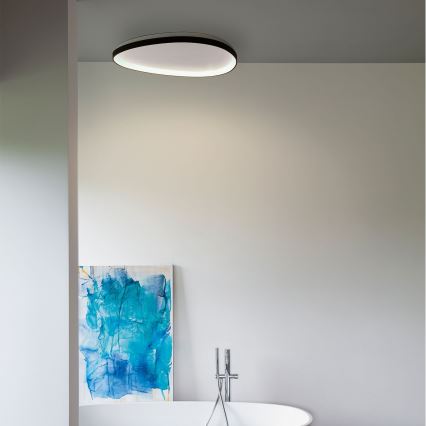 Ideal Lux - LED Prigušiva plafonjera GEMINI LED/42W/230V pr. 81 cm CRI 90 crno