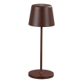 Ideal Lux - LED prigušiva dodirna spoljašnja stona lampa CUTE LED/2,5W/3,7V 3000 mAh USB 2200-2700K IP65 braon