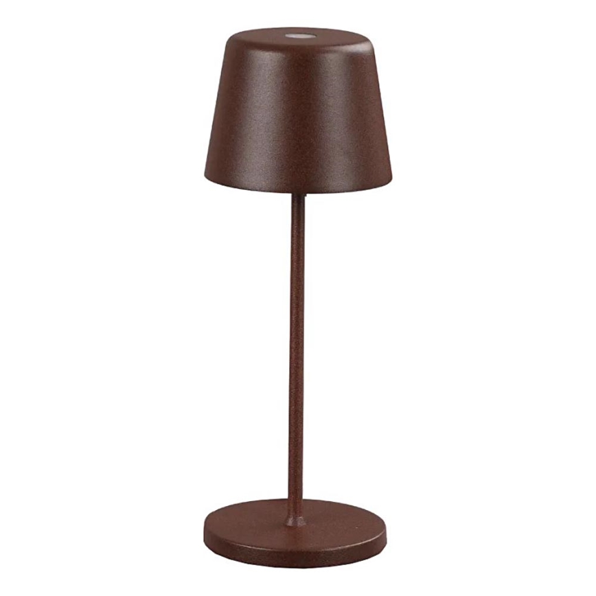 Ideal Lux - LED Prigušiva dodirna vanjska stona lampa CUTE LED/2,5W/3,7V USB 2200-2700K IP65 braon