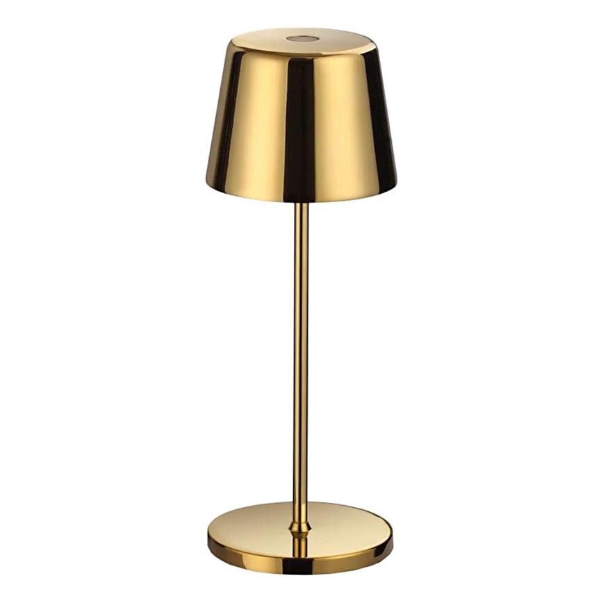 Ideal Lux - LED Prigušiva dodirna vanjska stona lampa CUTE LED/2,5W/3,7V USB 2200-2700K IP65 zlatna