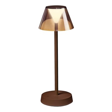 Ideal Lux - LED Prigušiva lampa na dodir LOLITA LED/2,8W/5V IP54 braon