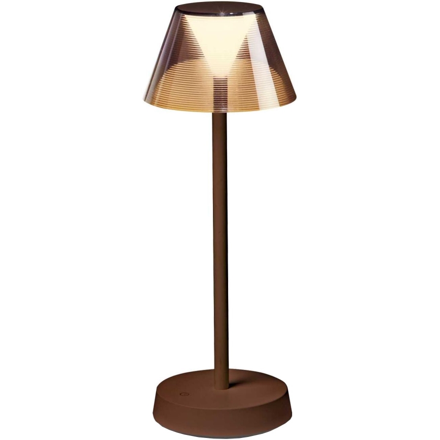 Ideal Lux - LED Prigušiva lampa na dodir LOLITA LED/2,8W/5V IP54 braon