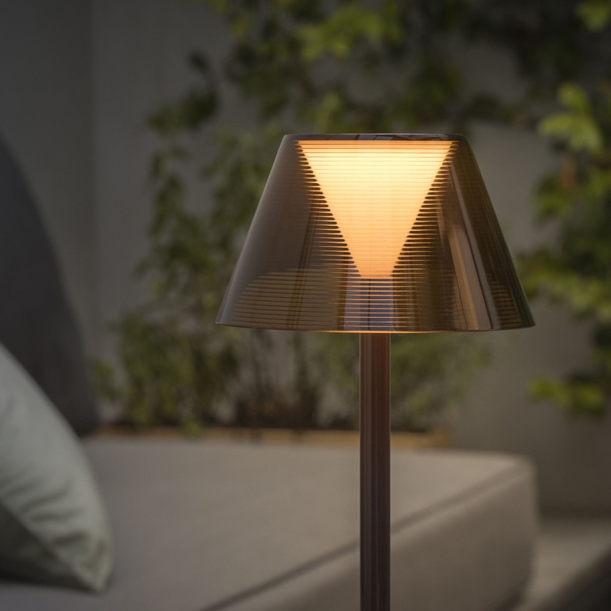 Ideal Lux - LED Prigušiva lampa na dodir LOLITA LED/2,8W/5V IP54 braon