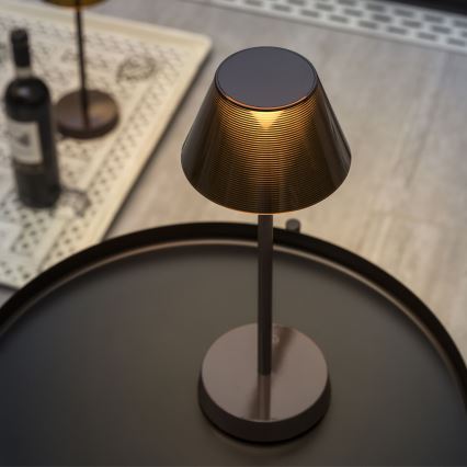 Ideal Lux - LED Prigušiva lampa na dodir LOLITA LED/2,8W/5V IP54 braon