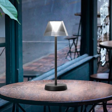 Ideal Lux - LED Prigušiva lampa na dodir LOLITA LED/2,8W/5V IP54 crno