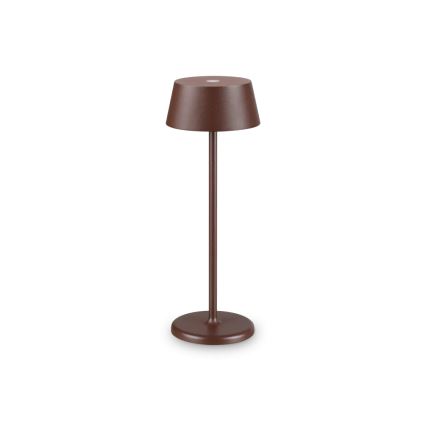 Ideal Lux - LED Prigušiva dodirna vanjska lampa PURE LED/1,5W/3,7V CRI 90 IP54 braon