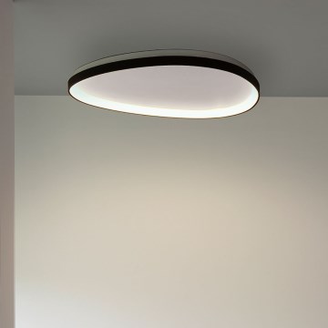 Ideal Lux - LED Prigušiva plafonjera GEMINI LED/42W/230V pr. 81 cm CRI 90 crno