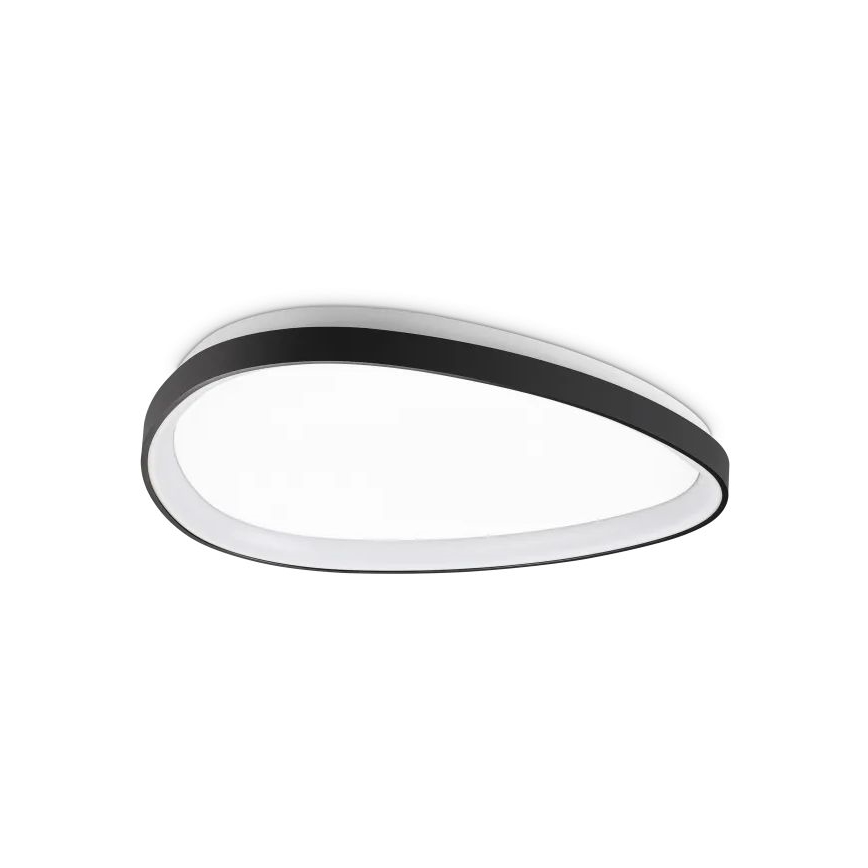 Ideal Lux - LED prigušiva plafonjera GEMINI LED/28W/230V prečnik 61 cm CRI 90 crna