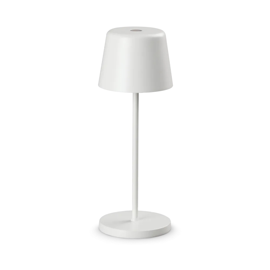 Ideal Lux - LED Prigušiva dodirna vanjska stona lampa CUTE LED/2,5W/3,7V USB 2200-2700K IP65 bela