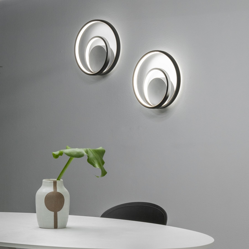 Ideal Lux - LED Prigušiva zidna lampa OZ LED/28W/230V CRI 90 crno