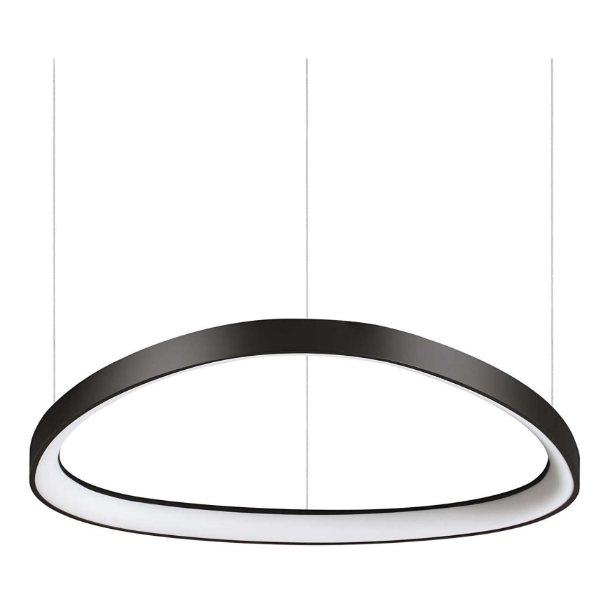 Ideal Lux - LED Prigušivi luster na sajli GEMINI LED/48W/230V pr. 61 cm CRI 90 crno
