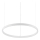 Ideal Lux - LED Prigušivi luster na sajli ORACLE SLIM LED/29W/230V 3000K pr. 50 cm bela