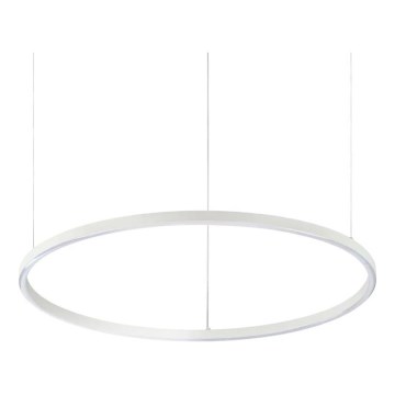 Ideal Lux - LED Prigušivi luster na sajli ORACLE SLIM LED/40W/230V 4000K pr. 70 cm CRI 90 bela